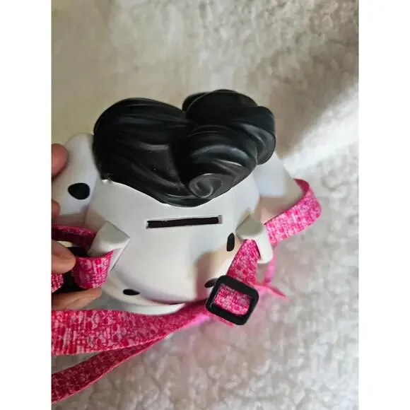 MGA LOL Surprise Biggie Pet Dog Piggie Bank Backpack White & Black 7" Dalmatian - Picture 9 of 16